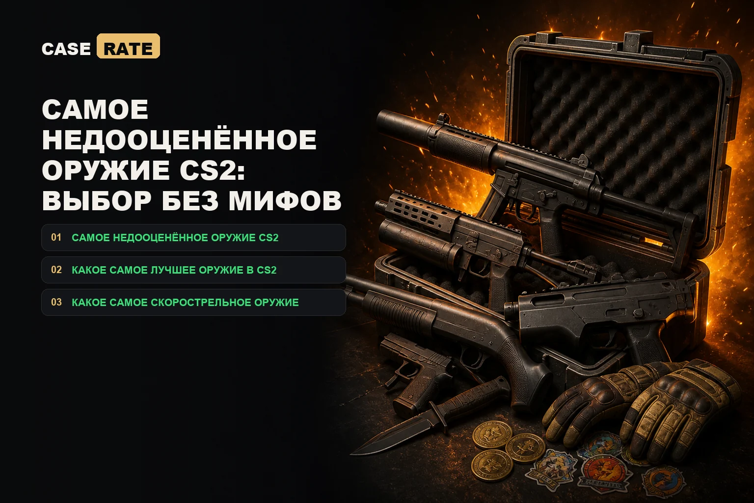 Самое недооценённое оружие CS2: выбор без мифов