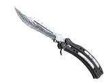 ★ Butterfly Knife | Damascus Steel (Well-Worn)