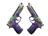 Dual Berettas | Flora Carnivora (Battle-Scarred)