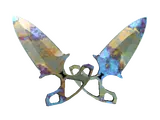 ★ Shadow Daggers | Case Hardened (Well-Worn)
