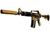 M4A1-S | Golden Coil (Well-Worn)